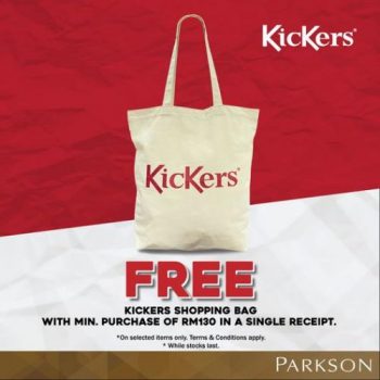 Kickers-Free-Shopping-Bag-Promotion-at-Parkson-350x350 - Fashion Accessories Fashion Lifestyle & Department Store Footwear Johor Kedah Kelantan Kuala Lumpur Melaka Negeri Sembilan Pahang Penang Perak Perlis Promotions & Freebies Putrajaya Sabah Sarawak Selangor Terengganu 