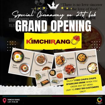 Kimchirang-Grand-Opening-Deal-at-KL-Gateway-Mall-350x350 - Beverages Food , Restaurant & Pub Kuala Lumpur Promotions & Freebies Selangor 