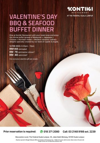 Kontiki-Restaurant-Valentines-Day-Promo-350x497 - Beverages Food , Restaurant & Pub Kuala Lumpur Promotions & Freebies Selangor 