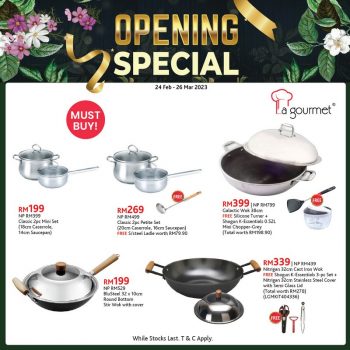 La-gourmet-Opening-Special-at-Pearl-Point-3-350x350 - Home & Garden & Tools Kitchenware Kuala Lumpur Promotions & Freebies Selangor 