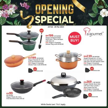 La-gourmet-Opening-Special-at-Pearl-Point-4-350x350 - Home & Garden & Tools Kitchenware Kuala Lumpur Promotions & Freebies Selangor 