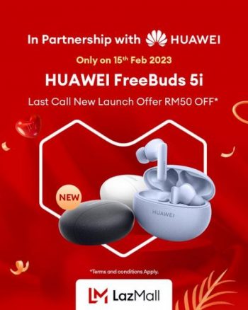 Lazada-Huawei-FreeBuds-5i-Launch-PromotionLazada-Huawei-FreeBuds-5i-Launch-Promotion-350x438 - Electronics & Computers IT Gadgets Accessories Johor Kedah Kelantan Kuala Lumpur Laptop Melaka Mobile Phone Negeri Sembilan Online Store Pahang Penang Perak Perlis Promotions & Freebies Putrajaya Sabah Sarawak Selangor Tablets Terengganu 