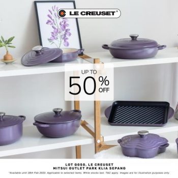 Le-Creuset-50-off-Promotion-at-Mitsui-Outlet-Park-350x350 - Home & Garden & Tools Kitchenware Promotions & Freebies Selangor 