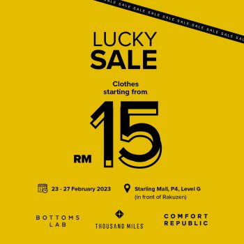 Lucky-Labels-Mens-Apparels-Warehouse-Sale-350x350 - Apparels Fashion Accessories Fashion Lifestyle & Department Store Selangor Warehouse Sale & Clearance in Malaysia 