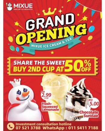 MIXUE-Grand-Opening-at-Kuantan-1-350x438 - Beverages Food , Restaurant & Pub Pahang Promotions & Freebies 