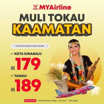 MYAirline-Flight-to-Tawau-Promo-350x350 - Air Fare Johor Kedah Kelantan Kuala Lumpur Melaka Negeri Sembilan Online Store Pahang Penang Perak Perlis Promotions & Freebies Putrajaya Sabah Sarawak Selangor Sports,Leisure & Travel Terengganu Travel Packages 