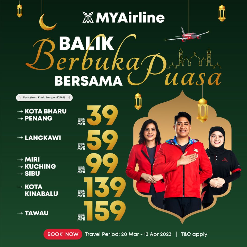 24 Feb 2023 Onward MYAirline Ramadan Promo