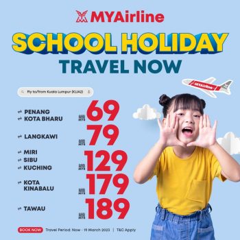 MYAirline-School-Holiday-Deal-350x350 - Air Fare Johor Kedah Kelantan Kuala Lumpur Melaka Negeri Sembilan Pahang Penang Perak Perlis Promotions & Freebies Putrajaya Sabah Sarawak Selangor Sports,Leisure & Travel Terengganu Travel Packages 