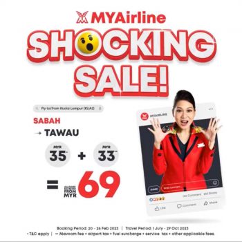 MYAirline-Shocking-Sale-3-350x350 - Air Fare Johor Kedah Kelantan Kuala Lumpur Malaysia Sales Melaka Negeri Sembilan Online Store Pahang Penang Perak Perlis Putrajaya Sabah Sarawak Selangor Sports,Leisure & Travel Terengganu Travel Packages 