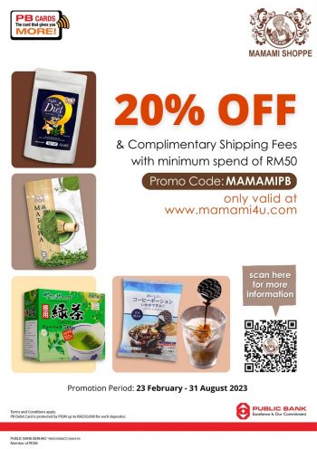 Mamami-Shoppe-Special-Deal-with-Public-Bank-350x496 - Bank & Finance Beverages Food , Restaurant & Pub Johor Kedah Kelantan Kuala Lumpur Melaka Negeri Sembilan Pahang Penang Perak Perlis Promotions & Freebies Public Bank Putrajaya Sabah Sarawak Selangor Terengganu 