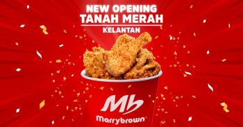 Marrybrown-Opening-Deal-at-Tanah-Merah-350x183 - Beverages Food , Restaurant & Pub Kelantan Promotions & Freebies 