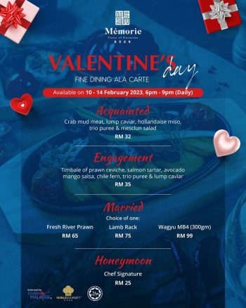 Memorie-Cafe-Valentine-Day-Special-350x438 - Beverages Food , Restaurant & Pub Kuala Lumpur Promotions & Freebies Selangor 