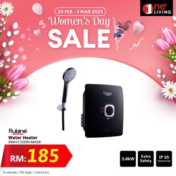 One-Living-Womens-Day-Sale-9-350x350 - Building Materials Electronics & Computers Home & Garden & Tools Home Appliances Home Hardware Johor Kedah Kelantan Kitchen Appliances Kuala Lumpur Lightings Malaysia Sales Melaka Negeri Sembilan Office Furniture Pahang Penang Perak Perlis Putrajaya Sabah Sarawak Selangor Terengganu 