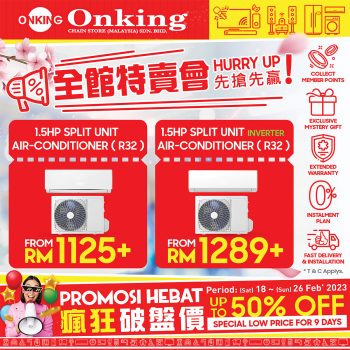 Onking-February-Special-3-350x350 - Electronics & Computers Home Appliances Kitchen Appliances Promotions & Freebies Selangor 