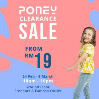 Poney-Clearance-Sale-at-Freeport-AFamosa-350x350 - Baby & Kids & Toys Children Fashion Melaka Warehouse Sale & Clearance in Malaysia 