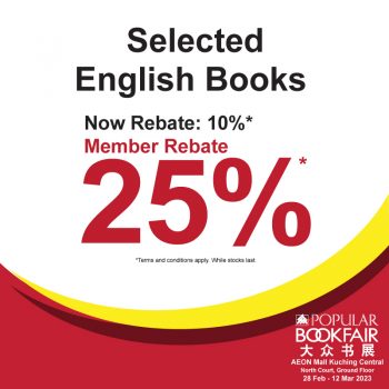 Popular-Book-Fair-at-AEON-Mall-Kuching-Central-1-350x350 - Books & Magazines Events & Fairs Sarawak Stationery 