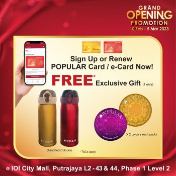 Popular-Grand-Opening-Promo-at-IOI-City-Mall-14-350x350 - Books & Magazines Promotions & Freebies Putrajaya Stationery 