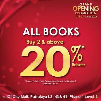 Popular-Grand-Opening-Promo-at-IOI-City-Mall-2-350x350 - Books & Magazines Promotions & Freebies Putrajaya Stationery 