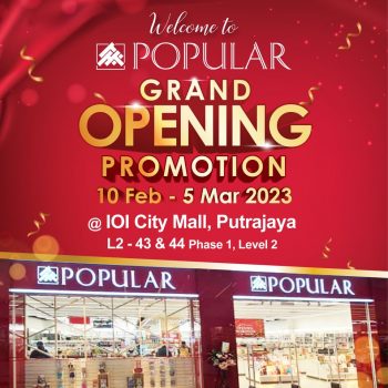 Popular-Grand-Opening-Promo-at-IOI-City-Mall-350x350 - Books & Magazines Promotions & Freebies Putrajaya Stationery 