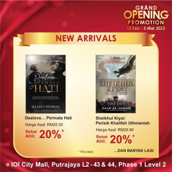Popular-Grand-Opening-Promo-at-IOI-City-Mall-6-350x350 - Books & Magazines Promotions & Freebies Putrajaya Stationery 
