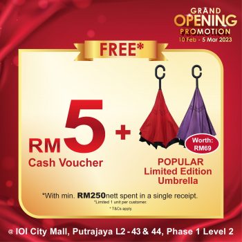 Popular-Grand-Opening-Promo-at-IOI-City-Mall-9-350x350 - Books & Magazines Promotions & Freebies Putrajaya Stationery 