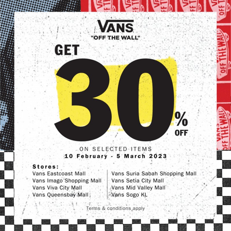 10 Feb 5 Mar 2023 Royal Sporting House Vans Promo
