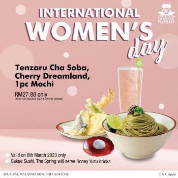 Sakae-Sushi-Happy-International-Womens-Day-2023-Promo-350x350 - Beverages Food , Restaurant & Pub Johor Kedah Kelantan Kuala Lumpur Melaka Negeri Sembilan Pahang Penang Perak Perlis Promotions & Freebies Putrajaya Sabah Sarawak Selangor Terengganu 