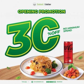 Salad-Atelier-Opening-Promotion-at-TD-Central-350x350 - Beverages Food , Restaurant & Pub Johor Promotions & Freebies 
