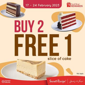 Secret-Recipe-Buy-2-Free-1-Cake-Deal-350x350 - Beverages Cake Food , Restaurant & Pub Johor Kedah Kelantan Kuala Lumpur Melaka Nationwide Online Store Pahang Penang Perak Perlis Promotions & Freebies Putrajaya Sabah Sarawak Selangor Terengganu 