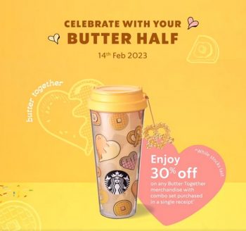 Starbucks-Malaysia-Butter-Half-Promotion-2023-Valentine-Discounts-002-350x328 - Beverages Food , Restaurant & Pub Johor Kedah Kelantan Kuala Lumpur Melaka Negeri Sembilan Pahang Penang Perak Perlis Promotions & Freebies Putrajaya Sabah Sarawak Selangor Terengganu 