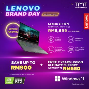 TMT-Lenovo-Brand-Day-Deal-5-350x350 - Electronics & Computers IT Gadgets Accessories Johor Kedah Kelantan Kuala Lumpur Laptop Melaka Negeri Sembilan Online Store Pahang Penang Perak Perlis Promotions & Freebies Putrajaya Sabah Sarawak Selangor Terengganu 