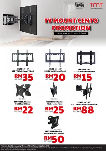 TMT-TV-Mount-Cento-Promotion-350x495 - Computer Accessories Electronics & Computers Home Appliances Johor Kuala Lumpur Penang Promotions & Freebies Selangor 