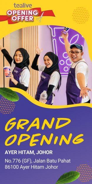 Tealive-Opening-Offer-313x625 - Beverages Food , Restaurant & Pub Johor Kedah Kelantan Kuala Lumpur Melaka Nationwide Negeri Sembilan Pahang Penang Perak Perlis Promotions & Freebies Putrajaya Sabah Sarawak Selangor Terengganu 