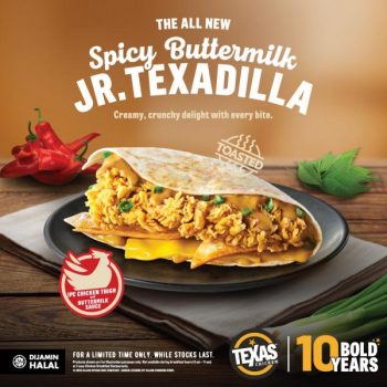 Texas-Chicken-Spicy-Buttermilk-Jr.-Texadilla-Special-350x350 - Beverages Food , Restaurant & Pub Johor Kedah Kelantan Kuala Lumpur Melaka Negeri Sembilan Pahang Penang Perak Perlis Promotions & Freebies Putrajaya Sabah Sarawak Selangor Terengganu 