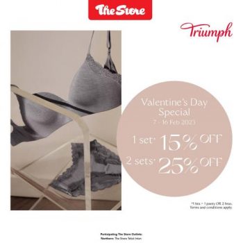 Triumph-Valentines-Day-Sale-at-The-Store-350x350 - Fashion Accessories Fashion Lifestyle & Department Store Lingerie Malaysia Sales Perak Underwear 