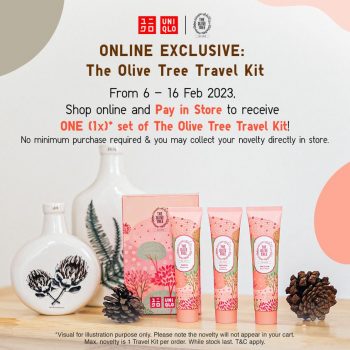 UNIQLO-The-Olive-Tree-Travel-Kit-Promo-350x350 - Beauty & Health Cosmetics Fragrances Johor Kedah Kelantan Kuala Lumpur Melaka Negeri Sembilan Pahang Penang Perak Perlis Personal Care Promotions & Freebies Putrajaya Sabah Sarawak Selangor Skincare Terengganu 