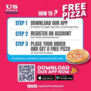 US-Pizza-App-Free-Pizzas-Giveaway-1-350x350 - Beverages Food , Restaurant & Pub Johor Kedah Kelantan Kuala Lumpur Melaka Negeri Sembilan Online Store Pahang Penang Perak Perlis Promotions & Freebies Putrajaya Sabah Sarawak Selangor Terengganu 