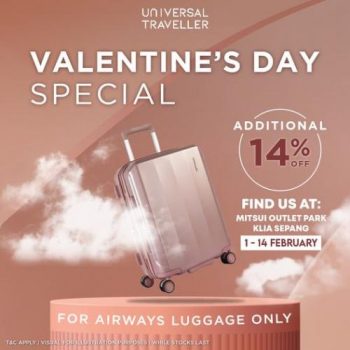 Universal-Traveller-Valentines-Day-Sale-at-Mitsui-Outlet-Park-350x350 - Luggage Malaysia Sales Selangor Sports,Leisure & Travel 