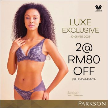 Wacoal-LUXE-Collection-Promo-at-Parkson-350x350 - Fashion Accessories Fashion Lifestyle & Department Store Kuala Lumpur Lingerie Promotions & Freebies Selangor 