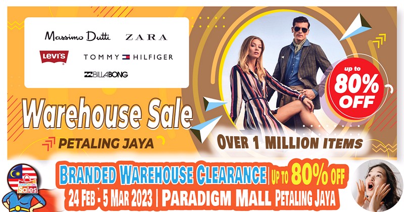 Warehouse-Sale-Paradigm-Mall-Zara-Levis-1 - Apparels Baby & Kids & Toys Children Fashion Fashion Accessories Fashion Lifestyle & Department Store Footwear Handbags Kuala Lumpur Selangor Sportswear Warehouse Sale & Clearance in Malaysia 