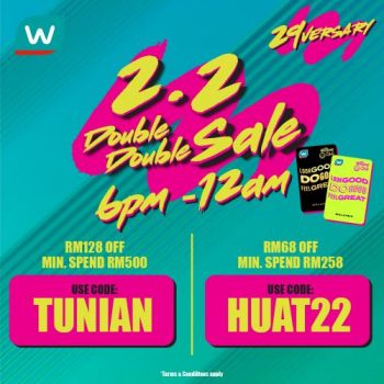 Watsons-2.2-Sale-3-350x350 - Beauty & Health Cosmetics Johor Kedah Kelantan Kuala Lumpur Malaysia Sales Melaka Negeri Sembilan Pahang Penang Perak Perlis Personal Care Putrajaya Sabah Sarawak Selangor Skincare Terengganu 