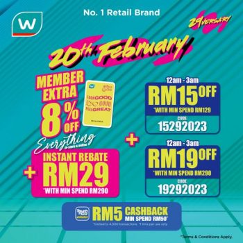 Watsons-20.2-Sale-350x350 - Beauty & Health Health Supplements Johor Kedah Kelantan Kuala Lumpur Malaysia Sales Melaka Negeri Sembilan Online Store Pahang Penang Perak Perlis Personal Care Putrajaya Sabah Sarawak Selangor Skincare Terengganu 