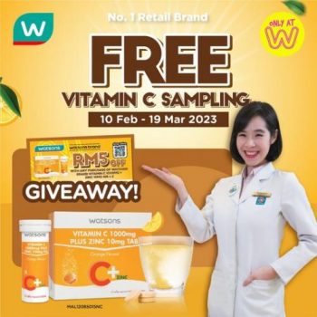 Watsons-Free-Vitamin-C-Sampling-Giveaway-Promotion-350x350 - Beauty & Health Health Supplements Johor Kedah Kelantan Kuala Lumpur Melaka Negeri Sembilan Pahang Penang Perak Perlis Personal Care Promotions & Freebies Putrajaya Sabah Sarawak Selangor Skincare Terengganu 