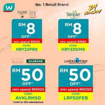 Watsons-Skincare-Fair-Sale-4-350x350 - Beauty & Health Cosmetics Health Supplements Johor Kedah Kelantan Kuala Lumpur Malaysia Sales Melaka Negeri Sembilan Pahang Penang Perak Perlis Personal Care Putrajaya Sabah Sarawak Selangor Skincare Terengganu 