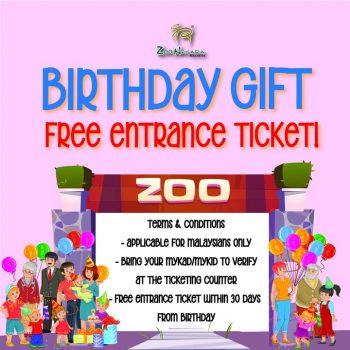 Zoo-Negara-Free-Ticket-for-the-Birthday-Boy-Girl-Promo-350x350 - Promotions & Freebies Selangor 