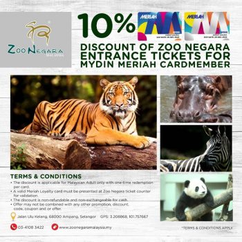 Zoo-Negara-Tickets-Extra-10-Off-with-MYDIN-Meriah-card-350x350 - Others Promotions & Freebies Selangor 