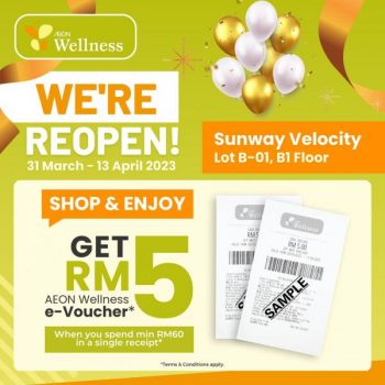 AEON-Wellness-ReOpening-Promotion-at-Sunway-Velocity-1-350x350 - Beauty & Health Cosmetics Health Supplements Kuala Lumpur Personal Care Promotions & Freebies Selangor 