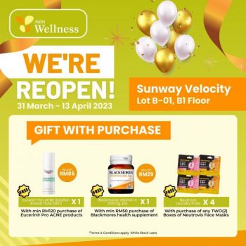 AEON-Wellness-ReOpening-Promotion-at-Sunway-Velocity-3-350x350 - Beauty & Health Cosmetics Health Supplements Kuala Lumpur Personal Care Promotions & Freebies Selangor 