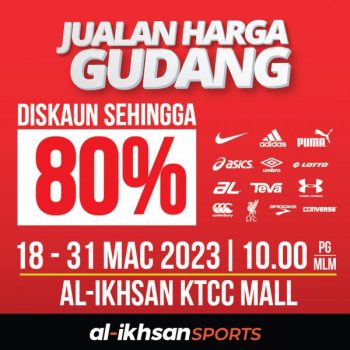 Al-Ikhsan-Sports-Warehouse-Sale-at-KTCC-Mall-350x350 - Apparels Fashion Accessories Fashion Lifestyle & Department Store Footwear Sportswear Terengganu Warehouse Sale & Clearance in Malaysia 