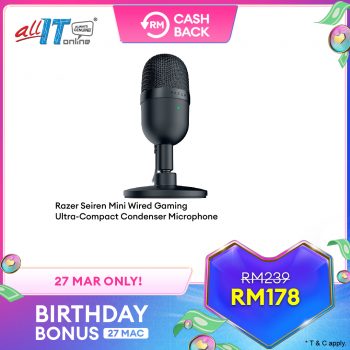 All-It-Hypermarket-Lazada-Birthday-Bonus-Deal-5-350x350 - Computer Accessories Electronics & Computers IT Gadgets Accessories Johor Kedah Kelantan Kuala Lumpur Laptop Melaka Mobile Phone Negeri Sembilan Online Store Pahang Penang Perak Perlis Promotions & Freebies Putrajaya Sabah Sarawak Selangor Terengganu 